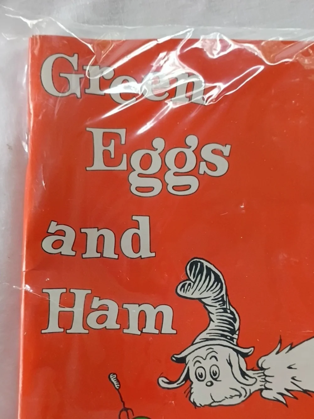Vintage Green Eggs And Ham Read-Along Book and Cassette Tape By Dr. Seuss